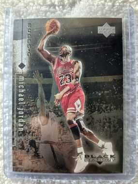 Michael Jordan Chicago Bulls Upper Deck "Black Diamond" Trading Card #22.